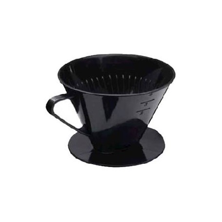 EDESIA ESPRESS Portafiltro in plastica per caffè americano forma a cono 4 tazze 