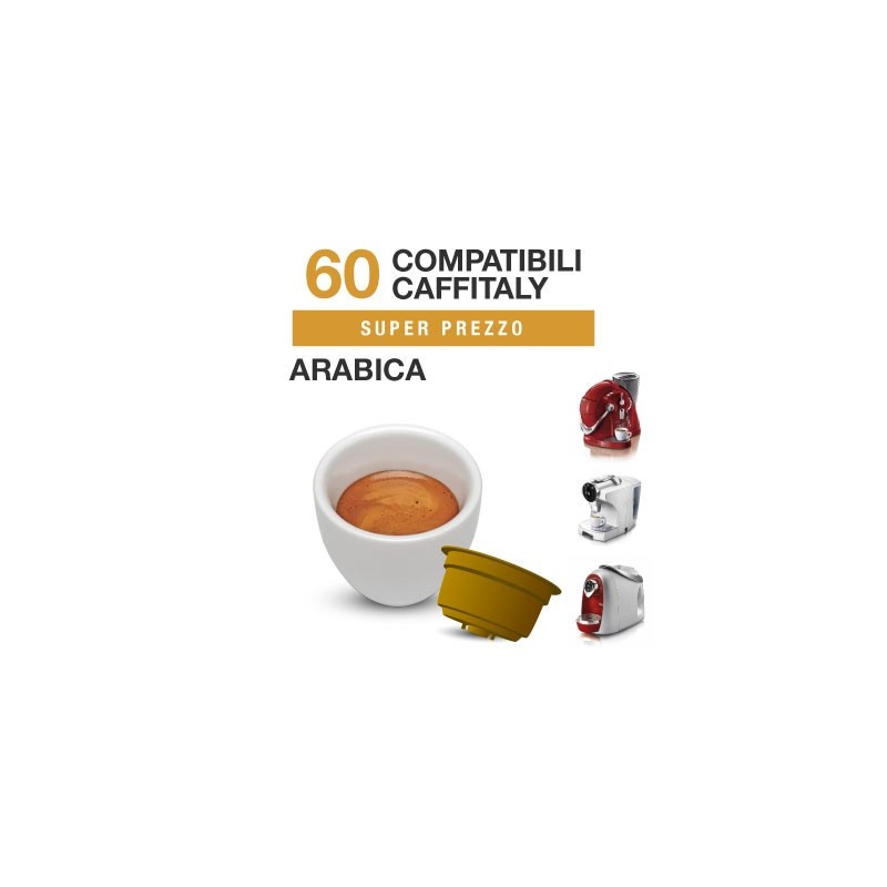 Capsule compatibili Caffitaly* - Arabica 60pz