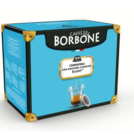 Capsule Compatibili Bialetti®* Caffè Borbone - Miscela Rossa - 100pz